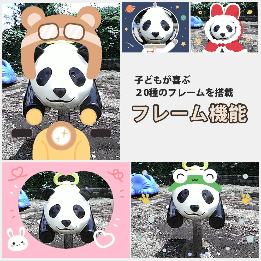 No-brand Retro-style Mini Digital Camera with 20MP Resolution, a 1.54-inch LCD Screen, and a Compact, Low-fidelity Video Recording Function. White.