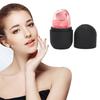 2pcs Ice Face Roller Reducing Puffiness Silicone Facial Eye Cold Roller Massage Tool for Home Black