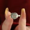 Adjustable Vintage Chinese Style Koi Fish Ring Women Men Copper Plated Boho Chic Minimalist Jewelry