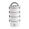 Zhishi 304 Stainless Steel 4-Layer Round Lunch Box