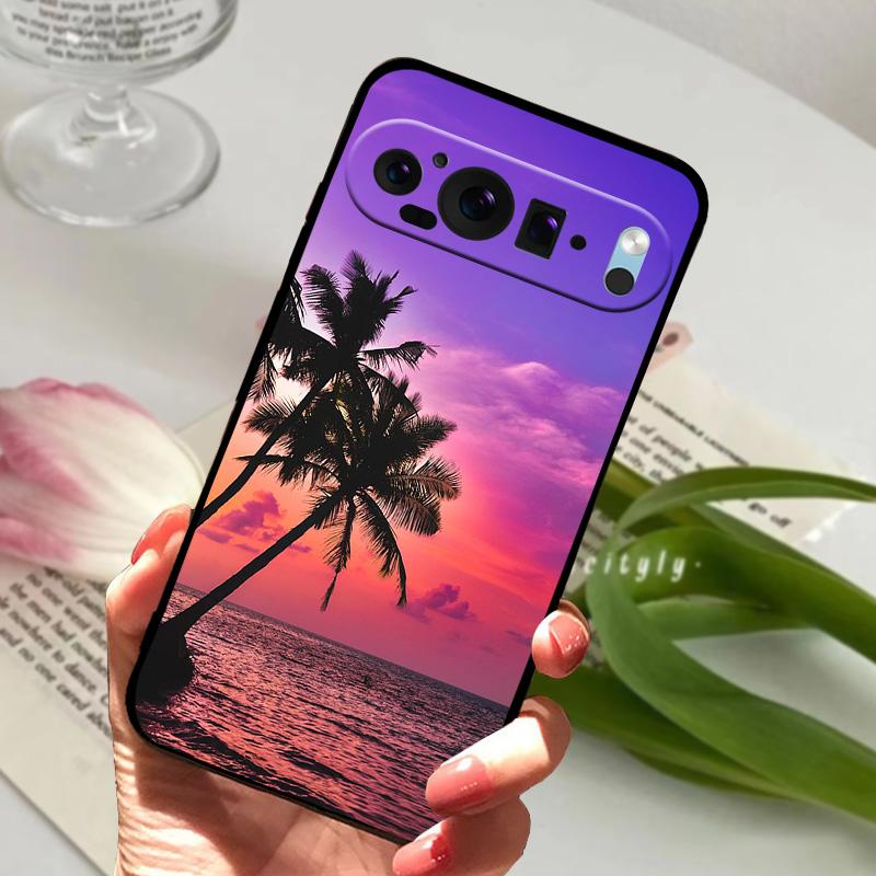 For Google Pixel 9 Pro Case Pixel9 Pro XL Cute Animal Soft Silicone TPU Phone Cover For Google Pixel 9 9a Bumper Fundas Luxury