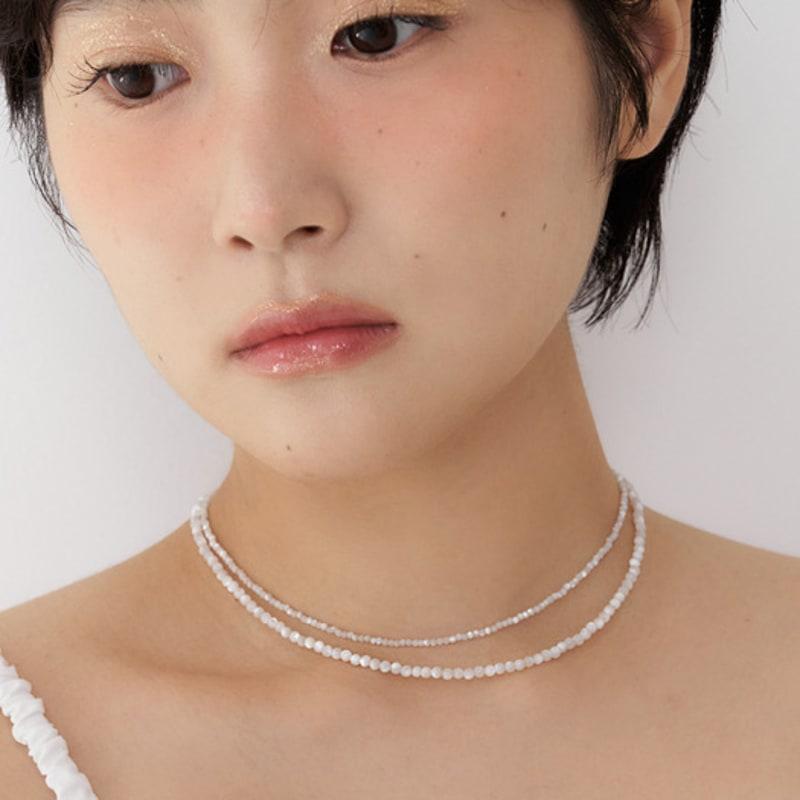 geegee milky pearl necklace