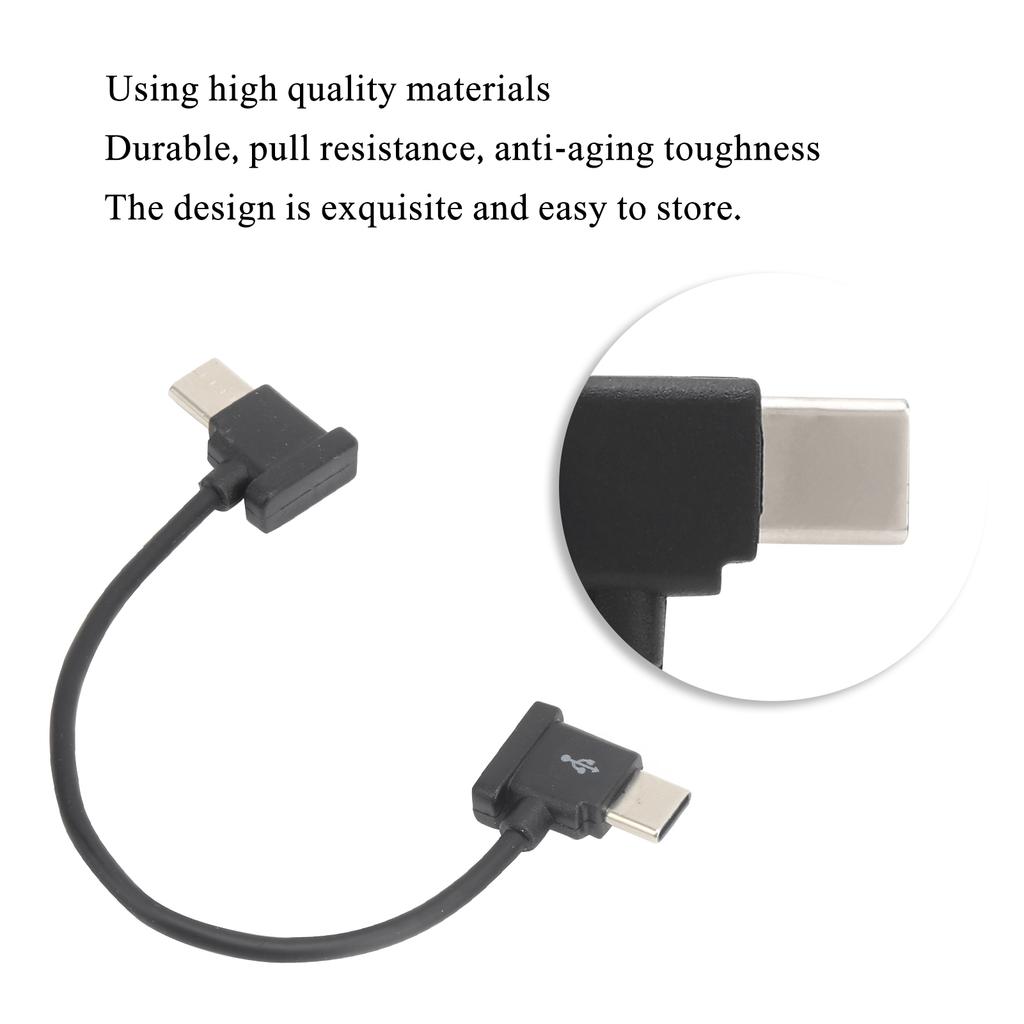 15cm Type-C Drone RC Cable High Quality PVC Data Cable For DJI Air 2/Mini 2 Controller Reusable/Easy Storage