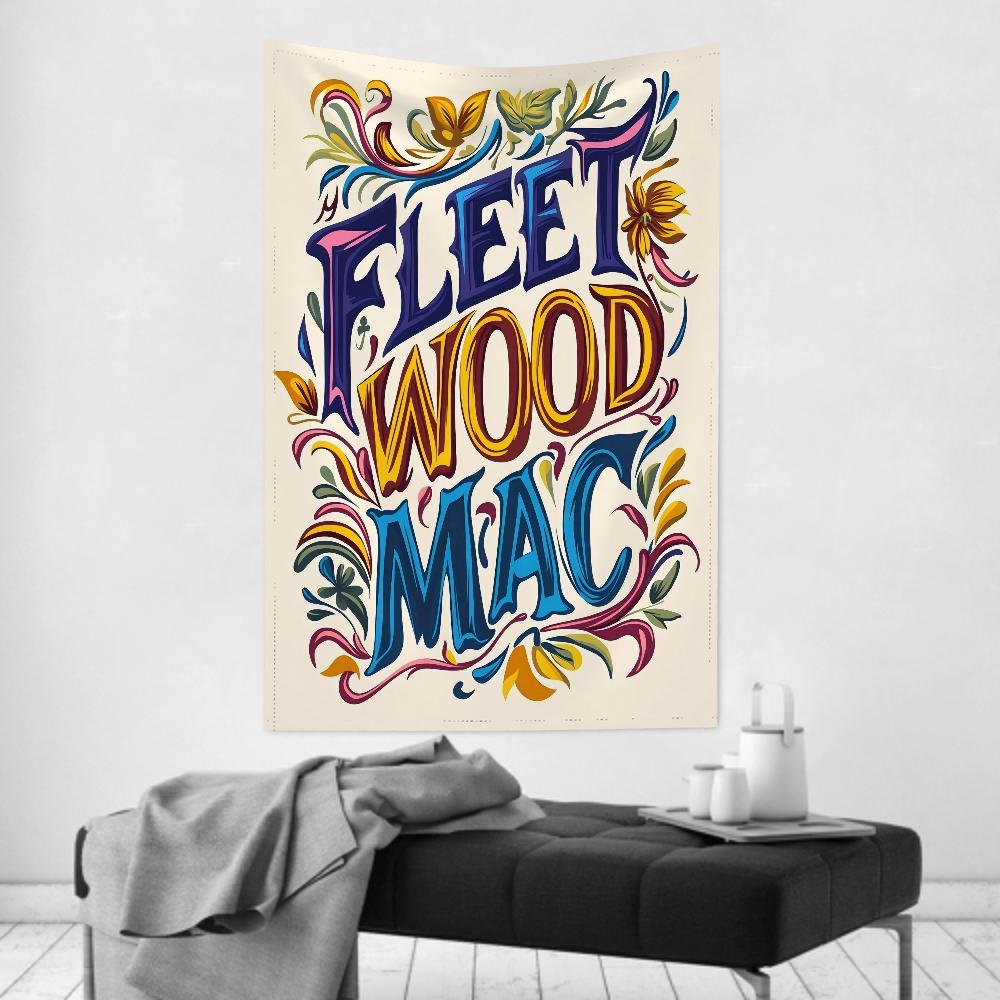 FFleetwood Rock Band Mac Tapestry Room Decor Wall Cloth Party Hanging Background Room Decor Baby Room