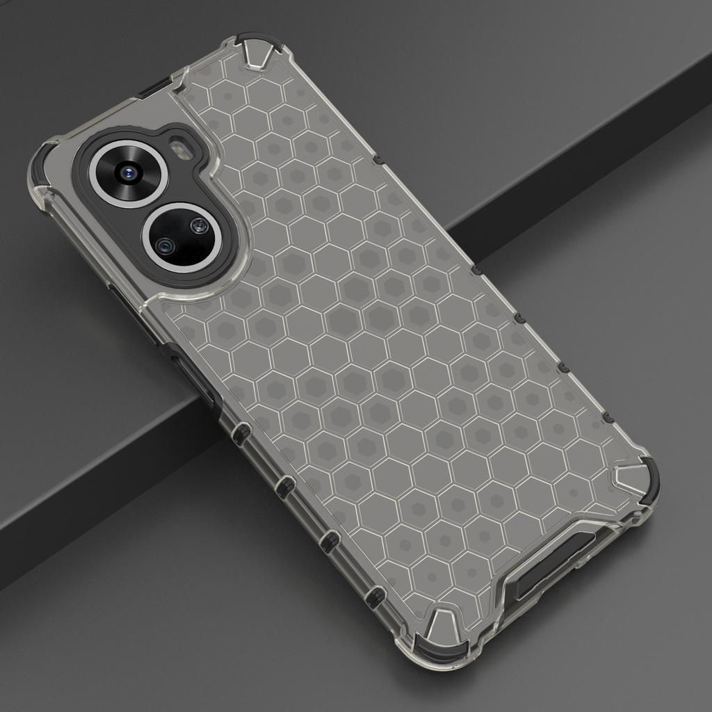 Für Huawei nova 12 SE 4G Honeycomb Case PC + TPU Dämpfung Stoßfeste Telefonabdeckung