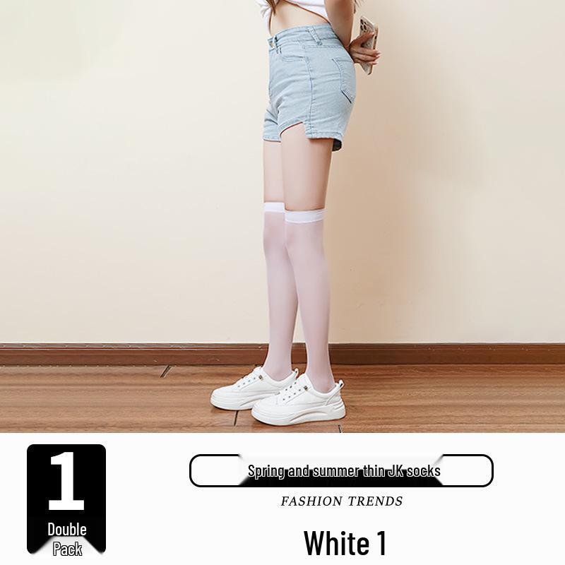 Women's Durable Anti-Snag Over-the-Knee Slimming Socks - Spring/Summer Thin Mid-Calf Design