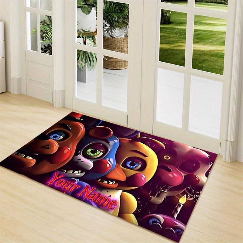 Custom Night Animatronic Terror Carpet Rug Soft Washable Anti Slip Home Living Room Sofa Mats Personalized Christmas Rug