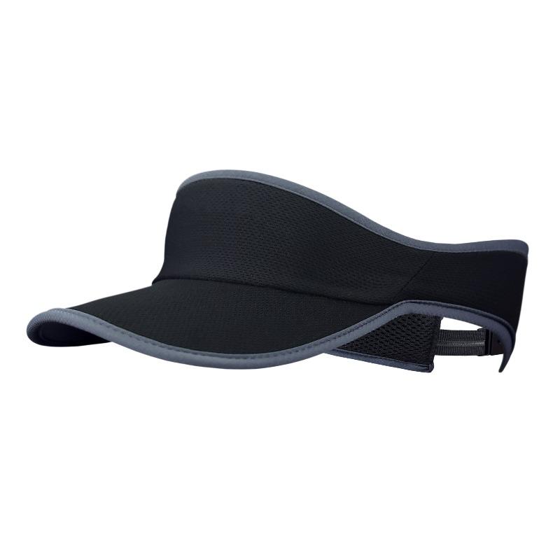 Running Top Hat Sports Sun Protection Quick Drying Sweat Absorption Breathable Tennis Hat Sun Shading Off-road Marathon Top Hat one size чёрный