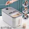 Airtight Rice Storage Container, 5kg/10kg Capacity, Drawer Type, with Casters, Vacuum Storage, Moisture-Proof, Insect Repellent, Includes Measuring Cu
