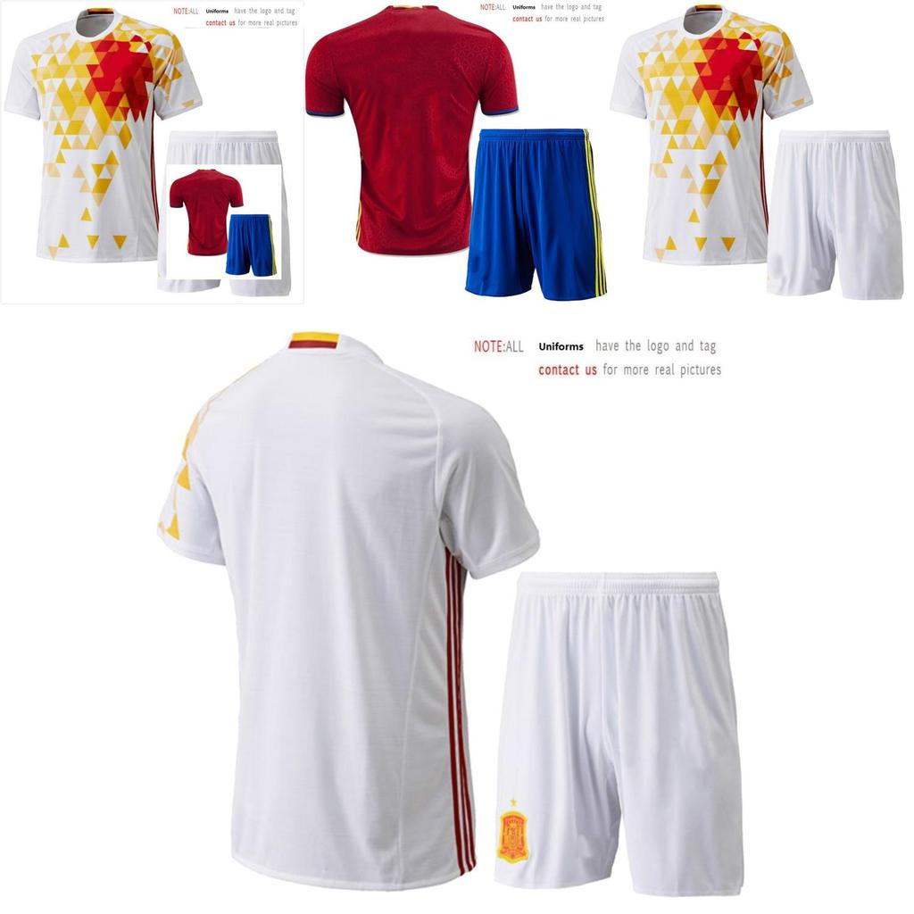 Rfef Soccer Uniforms Breathable Polyester Short Sleeve Shorts For Adult Fitness And Running