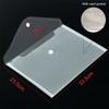 Wallet Envelope Bag A5/A4 Plastic Paper Storage Document Bags Transparent File holder A5/A4 File Bag