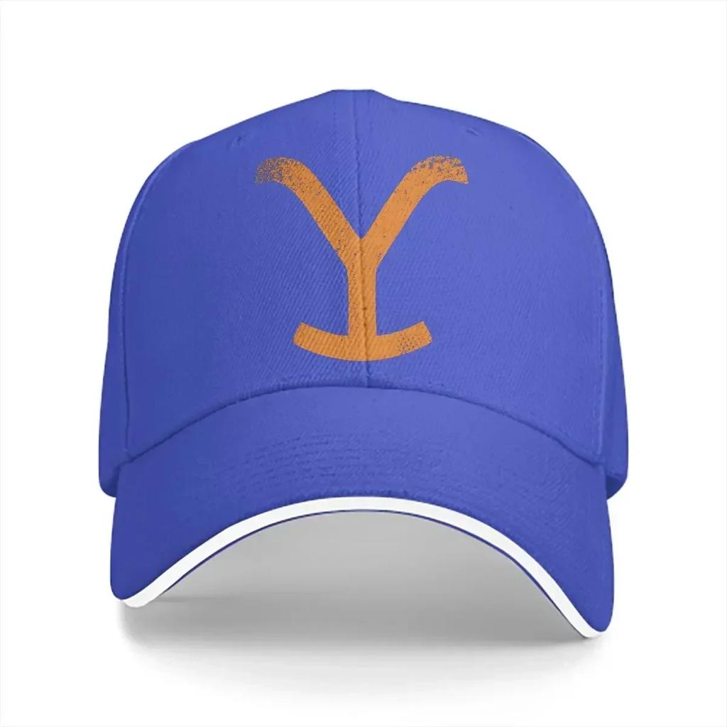 Czapki z daszkiem Dutton Ranch Złote Logo Park Narodowy Yellowstone Kapelusze Przeciwsłoneczne dla Mężczyzn Kobiet