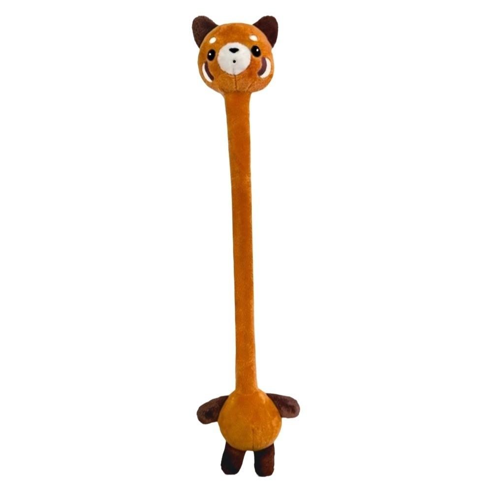 Funny Design Long Neck Key Chain Cartoon Panda Cat Dog Bag Pendant Creative Gift Monkey Pink Pig Pendant Strap Accessory