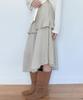Auro Sheer Frill Skirt [ Beige ]