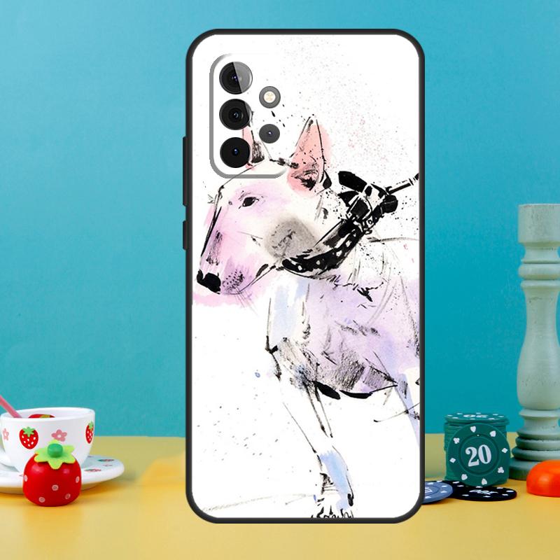 English Bull Terrier Dog Case For Samsung Galaxy A05 A36 A56 A26 A16 A53 A33 A13 A12 A32 A52 A55 A35 A15 A54 A34 A14