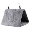 Soft Plush Material Bird Hammock Nest Hanging Design Plush Bird Bed Bird Cage Tent  Winter Season