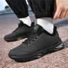 Zapatillas de deporte cálidas de invierno para hombre, calzado para caminar de algodón para estudiantes masculinos con felpa