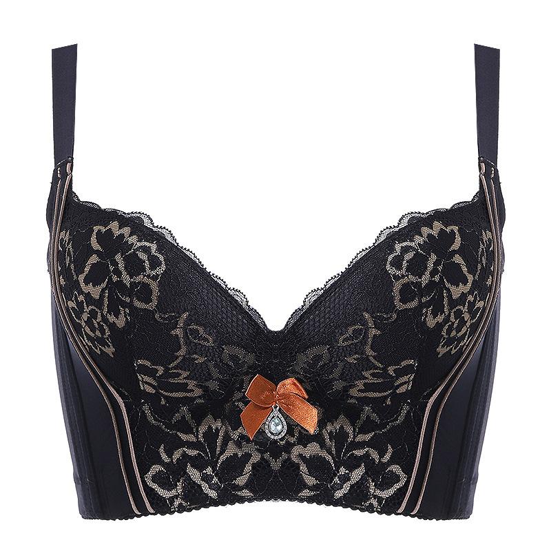 

Тип регулювання, маленькі груди показують великі, збирають і підтримують, товста білизна, лямки, красива спина, підгруддя, бюстгальтер, шестибордна сторона 90D чорний