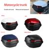Universal Motorcycle Rear Tail Trunk Lockable Carrier Waterproof Storage Case With Mounting Hardware For Full Helmet Storage
