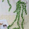 1 Pièce Chaîne de Perles Larmes d'Amoureux des Plantes Succulentes Artificielles Suspendues Plante Grimpante Fleurs Artificielles Décoration Murale de Jardin de Maison