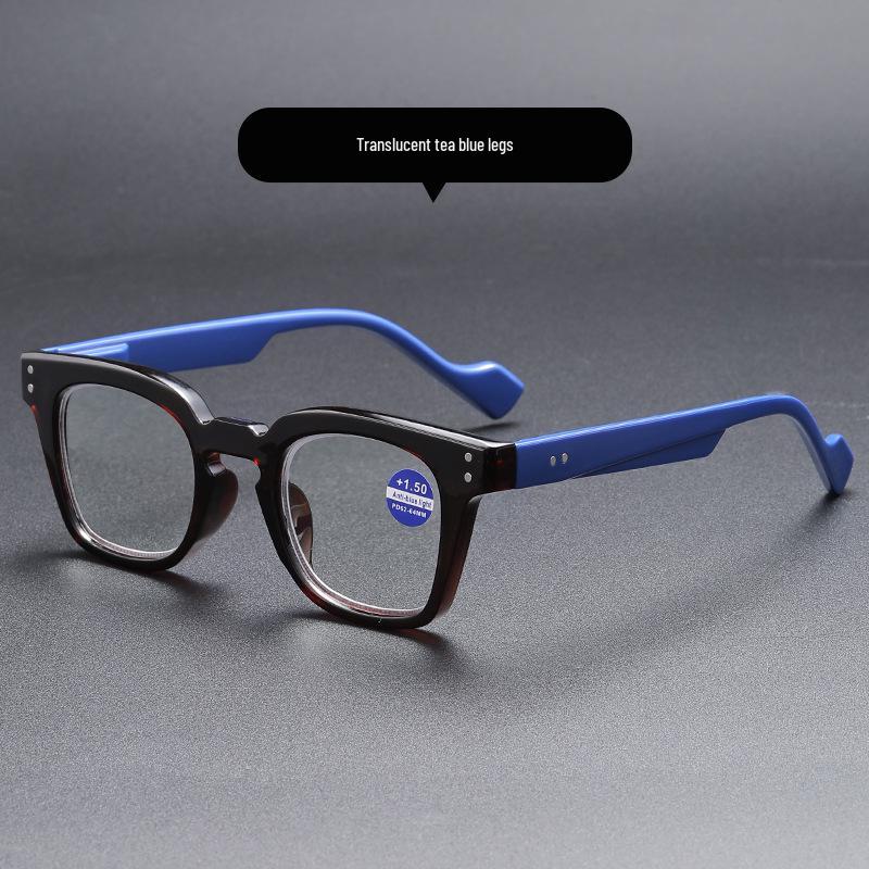 Unisex Japanese Multifocal Photochromic Blue Light Blocking Reading Glasses for Distance and Close-Up, Flat Lens, Senior-Friendly.