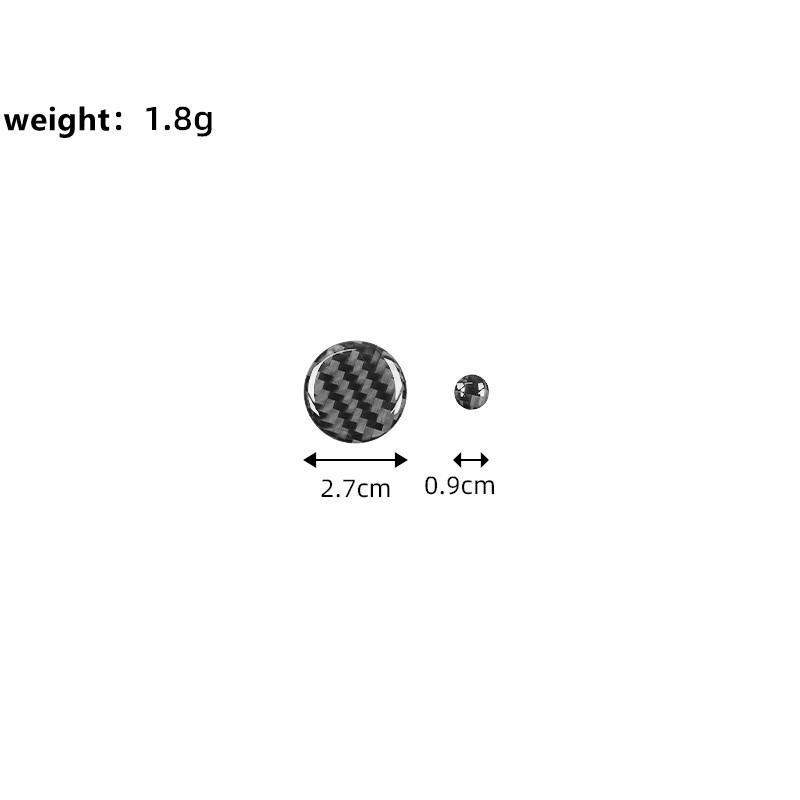 Car Gear Shift Panel Handbrake Panel Decorative Cover Trim Strips Carbon Fiber Stickers For Mazda CX-5 Car Interior