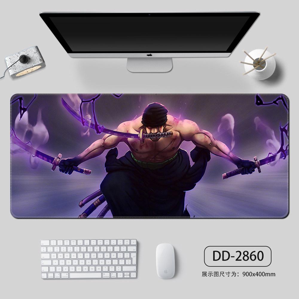 One Piece Monkey D Luffy Splash Art Anime Extended Gaming Mouse Pad Large Desk Mat