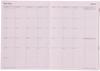 A5 Franklin Planner 1 Page Per Starts January Burgundy 86308 Organizer, Day, PVC, 2025,