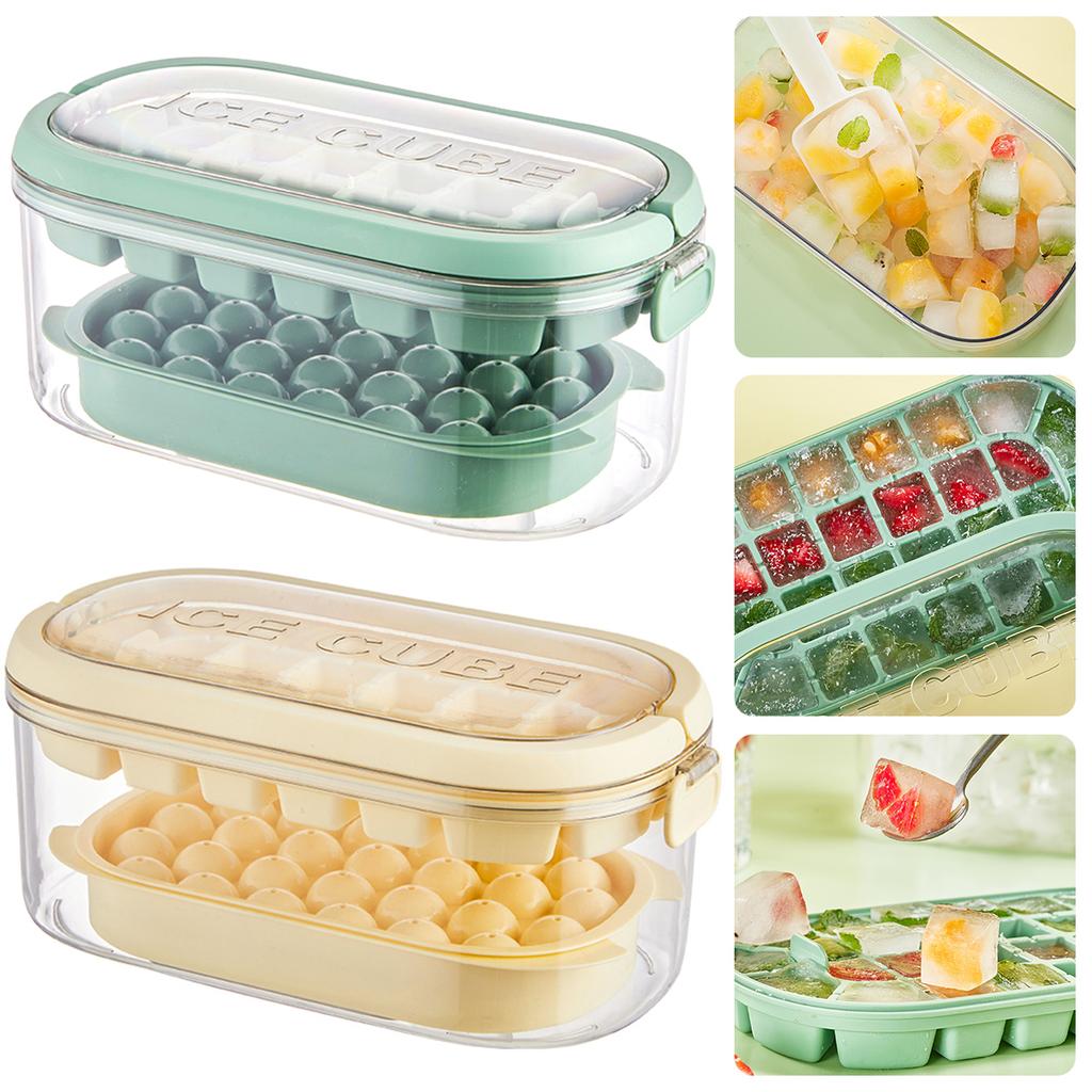 Ice Ball Maker Mold Food Grade Flexible Ice Cube Mold Freezer Making Reusable Ice Cube Tray for Whiskey Milk Kitchen Accessories