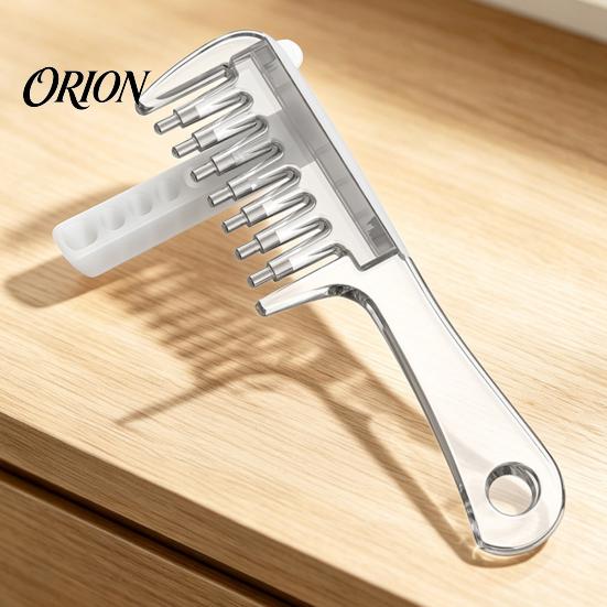 Detangling Massage Scalp Brush Hair Oil Applicator Comb, with Injecting Tube & Brush, Refillable Professional Care Comb Applicator, Leak Proof