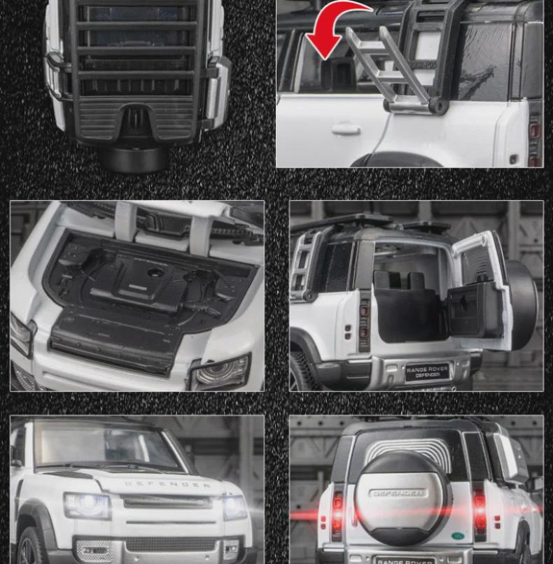 Qiyi Q3002A Off-Road Alloy Vehicle Model - Sound, Light, Pull-Back, Openable Doors - Kids' Toy Car