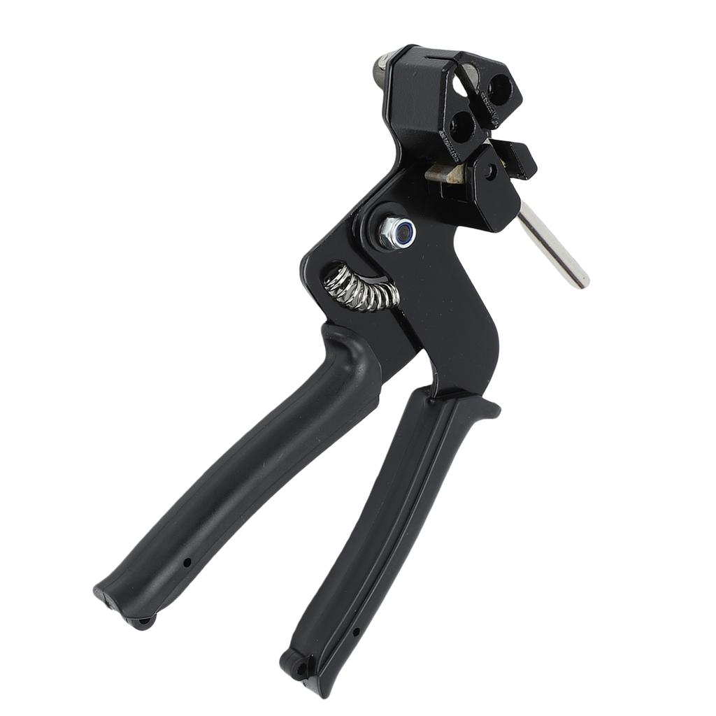 Kit de Ferramenta para Abraçadeiras de Cabo de Aço Inoxidável 304 com 100 Unidades de Abraçadeiras Ferramenta de Corte de Abraçadeiras de Cabo 11,8 Polegadas 200LBS Resistência à Tração para Cerca de Elo de Corrente Tubo de Escape