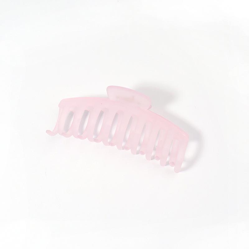 

Befi Matte Jelly Color Large Geometric Dragon Bone Hair Claw Clip