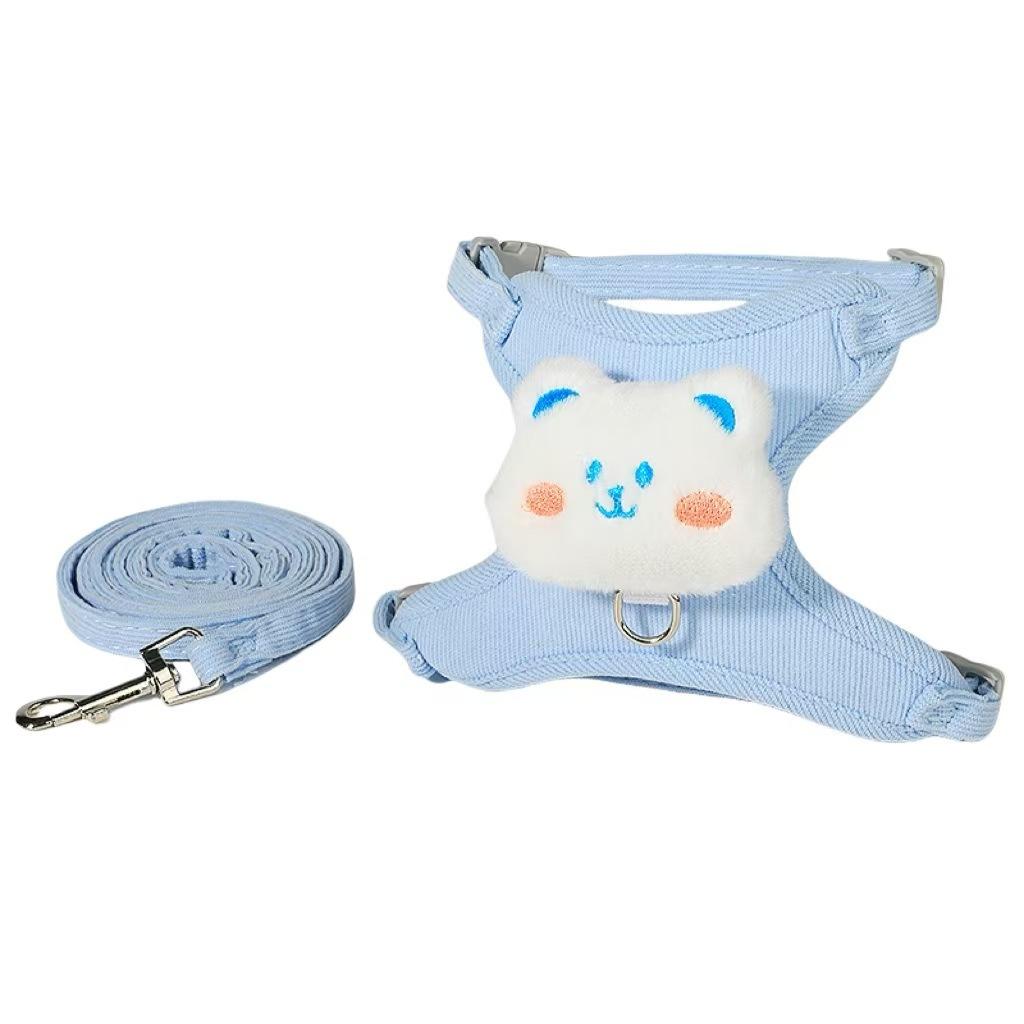 Adjustable Cat Leash, Cat-walking Rope, Special Chest and Back Strap for Young Cats Going Out, Small Dog Pet Supplies