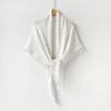 Wholesale solid color bohemian triangular scarf, hollow knit outer layer, shawl, thin scarf, annotated shoulder small shawl