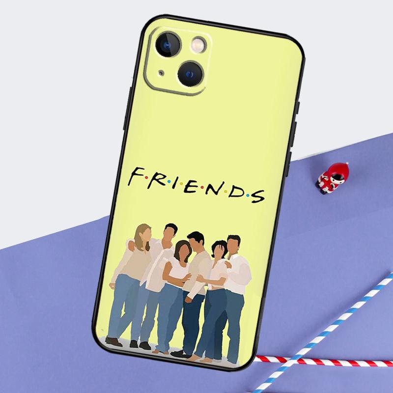 Friends TV Phone Case For iPhone 16 Pro Max 11 12 13 14 15 Pro Max Mini XR 16 15 Plus 16e Cover Shell