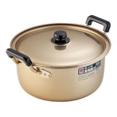 Akao Aluminum Practical Pot, 33cm, Aluminum (Oxalic Acid Anodized), Japan, AZT04033