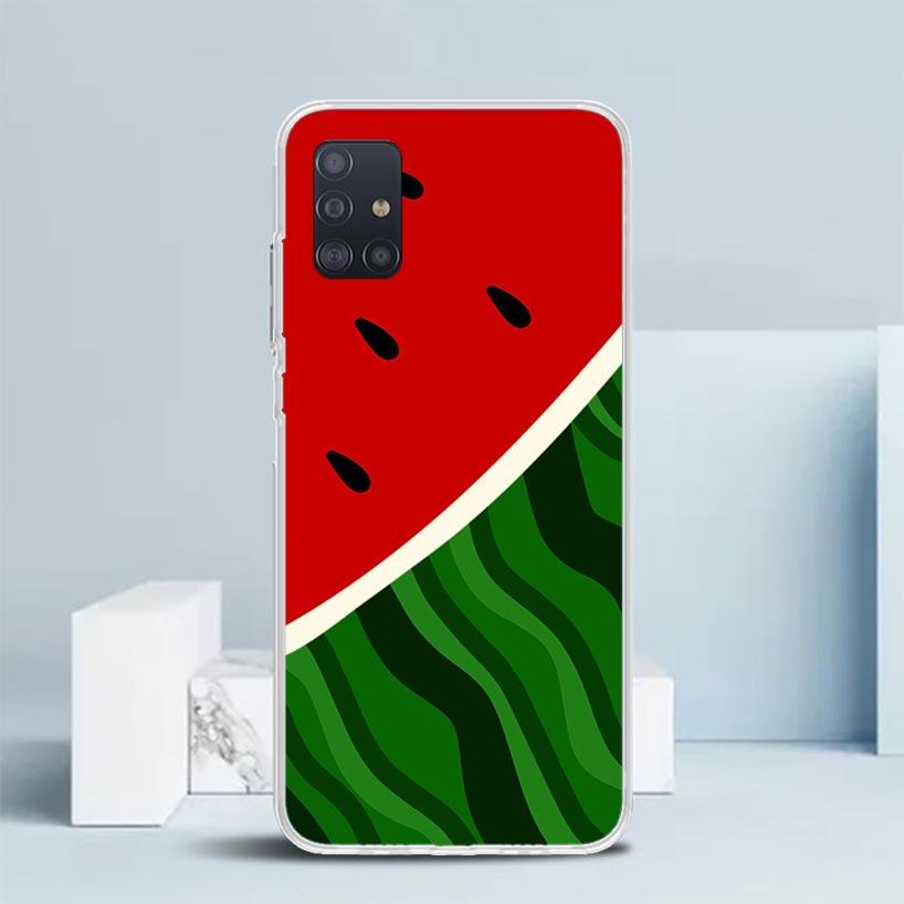 Watermelon Summer Fruit Phone Case For Samsung Galaxy A52 A32 A22 A12 A51 A50S A30S A10S Note 20 Ultra 10 S10 Plus A31 A20 A71 A