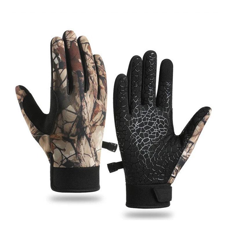 Winter Outdoor Fishing Cycling Gloves for Unisex Waterproof Warm All Finger Gloves Thick Protective Touch Screen Flexible Gloves