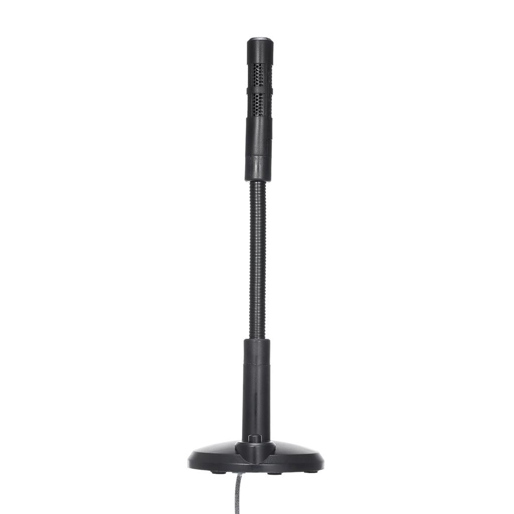 USB Desktop Microphone Plug &Play Omnidirectional PC Laptop Computer Mic for Computer Gaming
