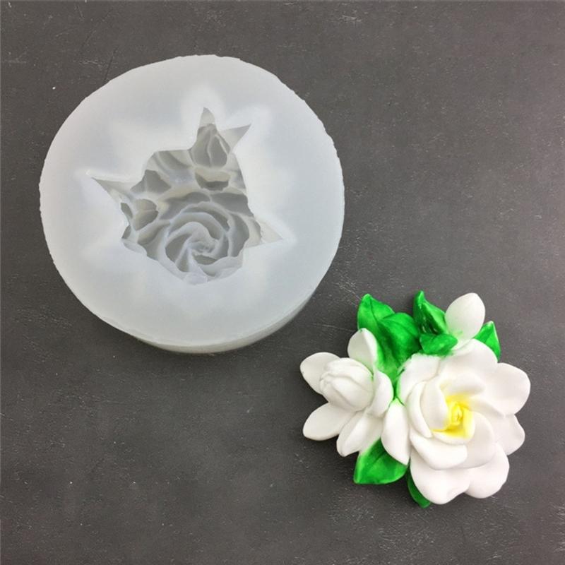 Gardenias Jasmine Silicone Chocolate Mould Cake Decorating Baking Accessories