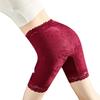 Plus Large Size Female Spring and Summer Lace Anti Wear High Waist Safety Leggings