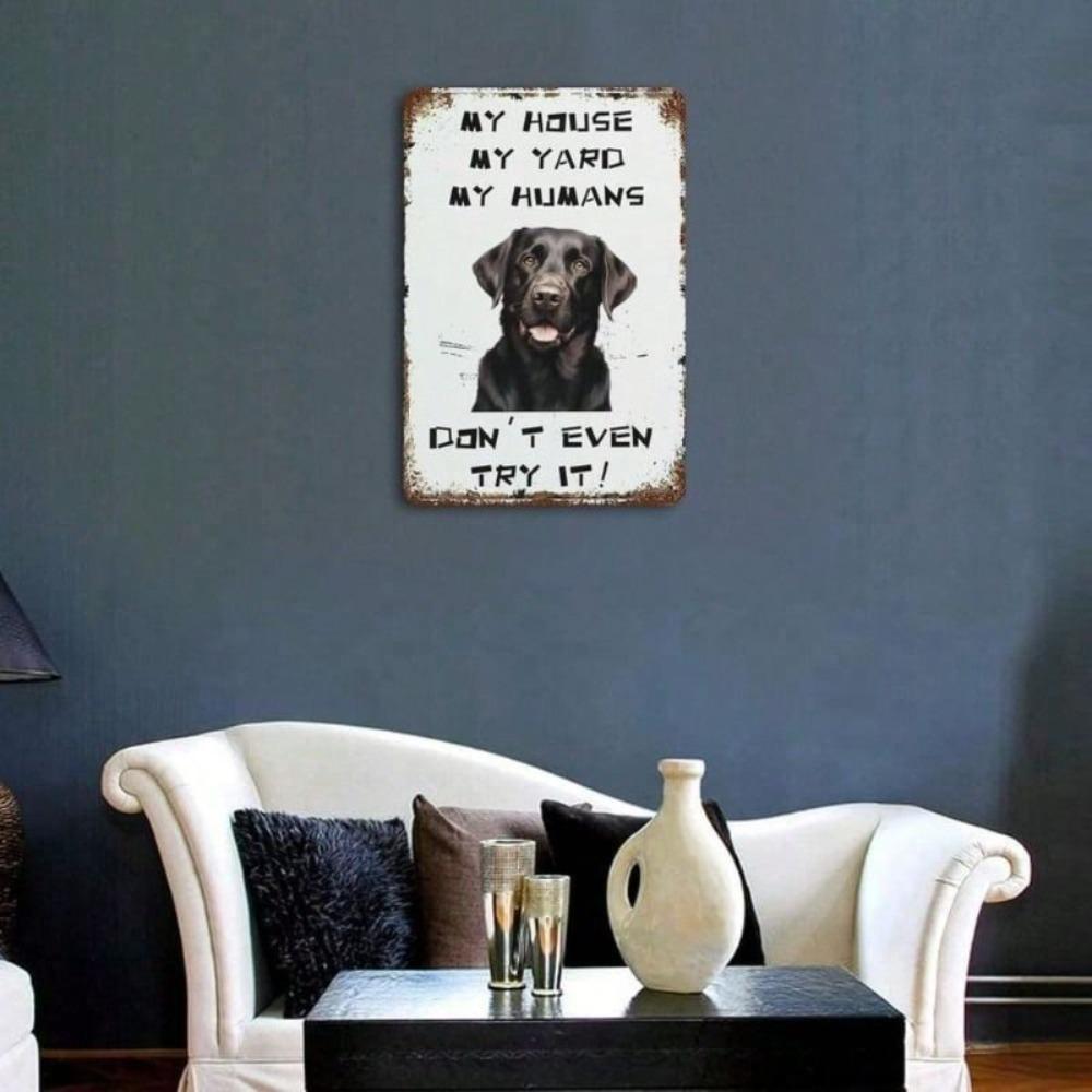 Retro Metal Wall Sign Vintage Tin Plaque Home Decor