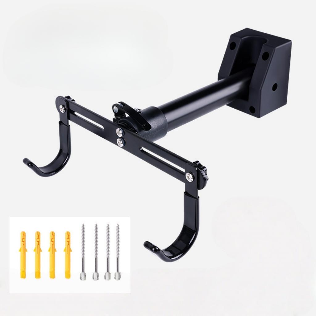 Bicycle Wall-Mounted Frame, Mountain Bike Road Bike Parking Bracket, Adjustable Hook Support Bracket, Bicycle Rack