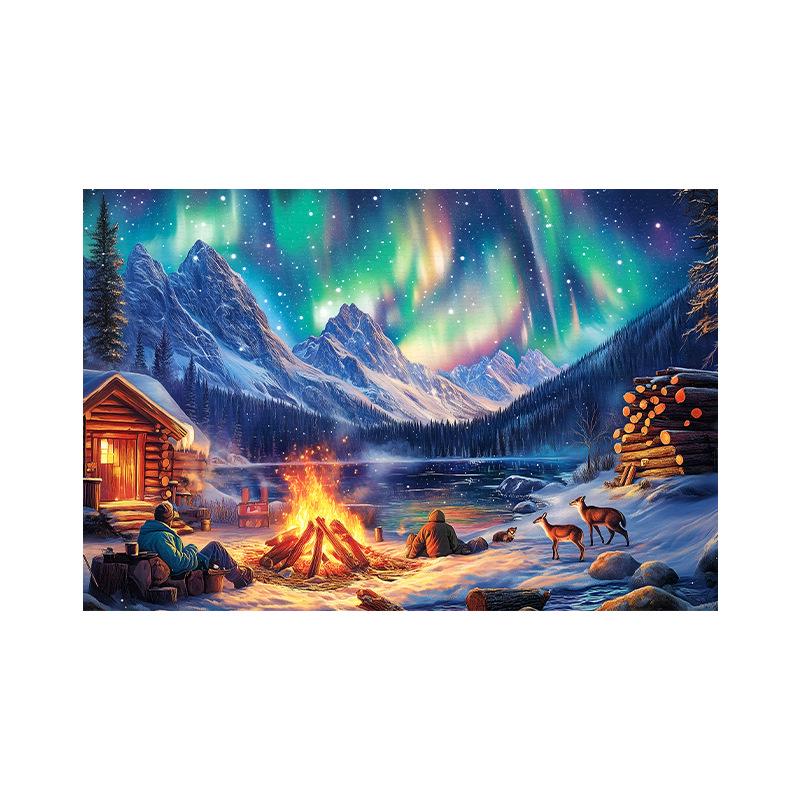 1000-Piece Mini Landscape World Famous Painting Paper Jigsaw Puzzle - Creative Educational Toy