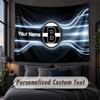 Custom Name Text Tapestry,Borussia Mönchengladbach Decorative Wall Hanging, Background Tapestry For Home Bedroom