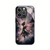 Starry Illusion Butterfly Pattern Tempered Glass Phone Case For iPhone 11 12 13 14 15 16 17 Pro Max 17Air 7 8 Plus XS X XR Cover