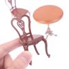 1/12 Wood Dollhouse Miniature Wooden Furniture Miniature Round Stool/Table