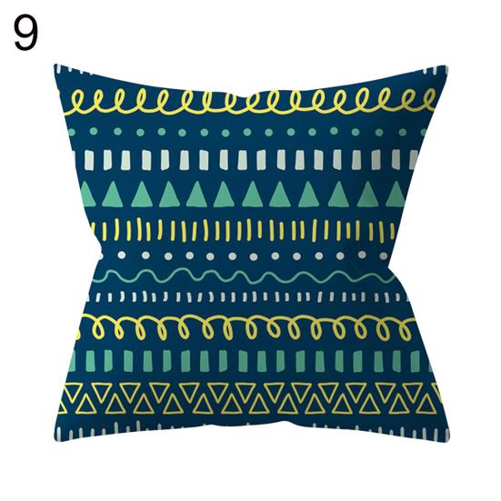 Leaf Dot Heart Case Plaid Throw Pillow Cover Cushion Sofa Bed Car Cafe