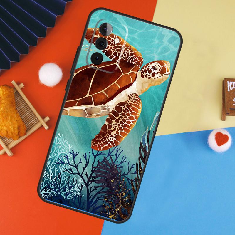 

Чехол с морской черепахой для Samsung Galaxy A14 A34 A54 A55 A35 A15 A73 A53 A33 A23 A13 A12 A32 A52 A51 Samsung A12